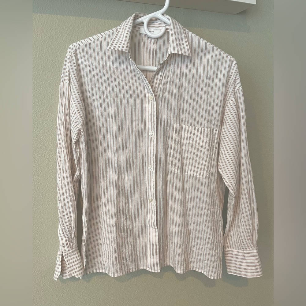 Vince stripe shirt